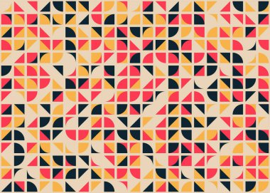 Soyut Geometrik Desen üretken hesaplama sanatı çizimi