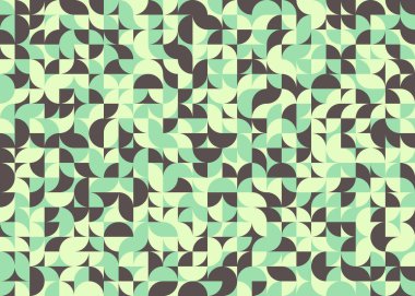 Soyut Geometrik Desen üretken hesaplama sanatı çizimi