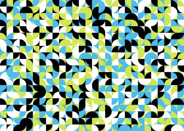 Soyut Geometrik Desen üretken hesaplama sanatı çizimi