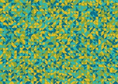 Soyut Geometrik Desen üretken hesaplama sanatı çizimi