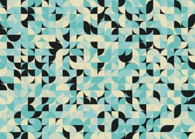 Soyut Geometrik Desen, hesaplama sanatı çizimi