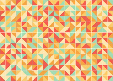 Kareli soyut geometrik desen