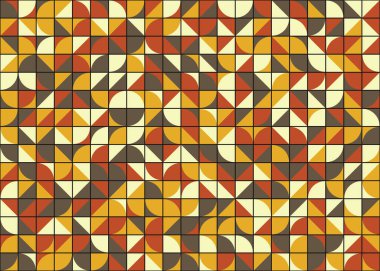 Soyut Geometrik Desen üretken hesaplama sanatı çizimi