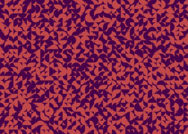 Soyut Geometrik Desen, üretken hesaplama sanatı, vektör illüstrasyonu 