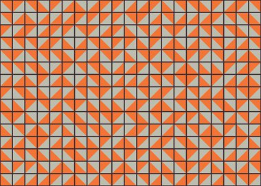 Kareli soyut geometrik desen