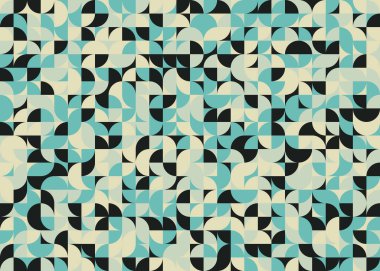 Kareli soyut geometrik desen