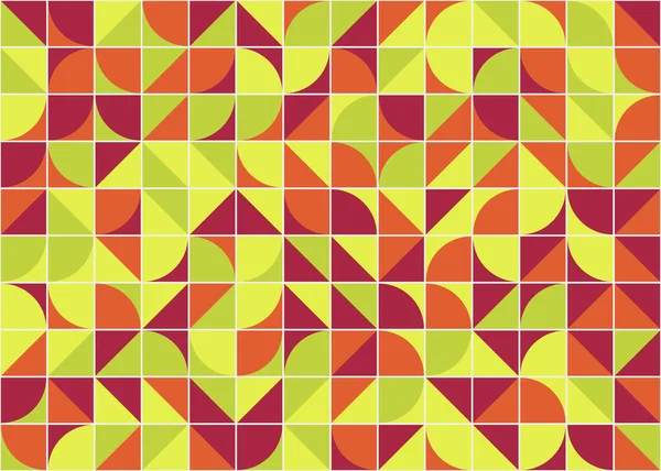 Soyut Geometrik Desen, üretken hesaplama sanatı, vektör illüstrasyonu  