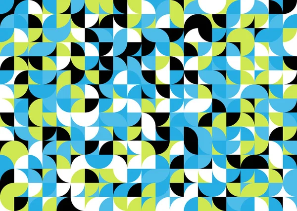 Soyut Geometrik Desen, üretken hesaplama sanatı, vektör illüstrasyonu 