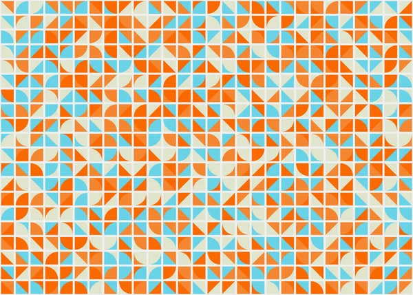 Soyut Geometrik Desen, üretken hesaplama sanatı, vektör illüstrasyonu  