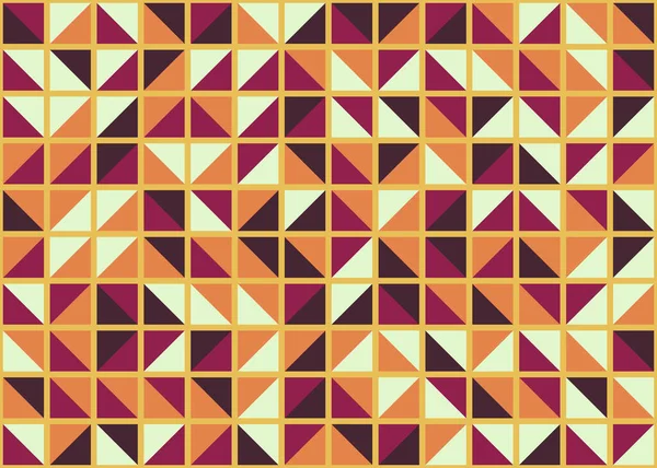 Patrón Colorido Geométrico Abstracto Con Cuadrados — Vector de stock