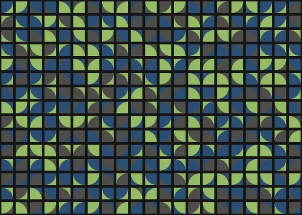 Абстрактный Геометрический Красочный Узор Квадратами — стоковый вектор