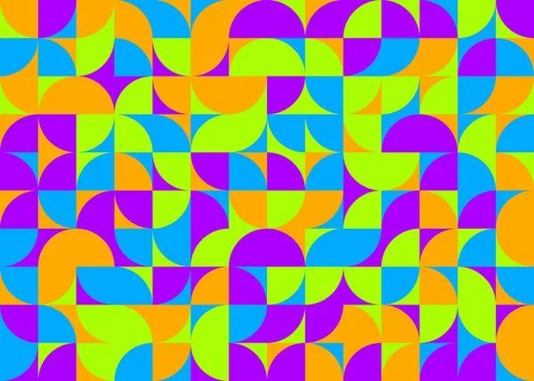 Soyut Geometrik Desen, üretken hesaplama sanatı, vektör illüstrasyonu 