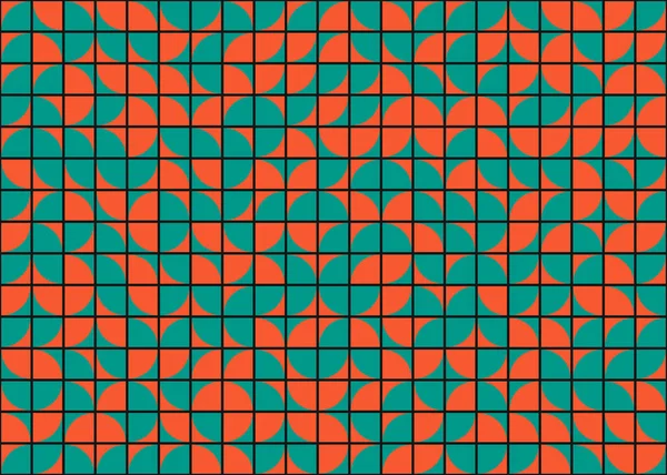 Kareli soyut geometrik desen