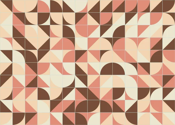 Abstraktes Geometrisches Buntes Muster Mit Quadraten — Stockvektor