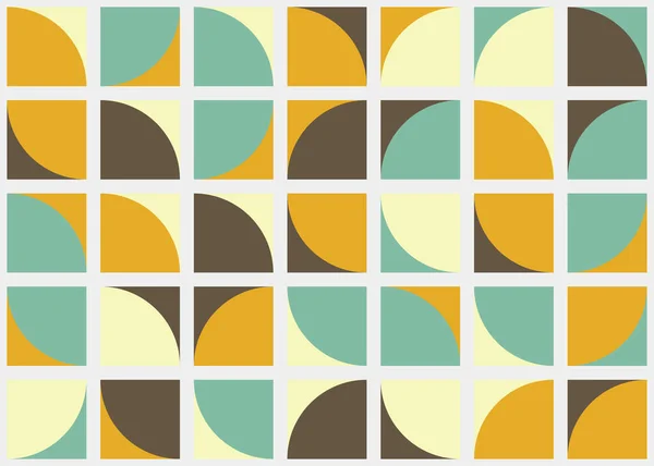 Patrón Colorido Geométrico Abstracto Con Cuadrados — Archivo Imágenes Vectoriales