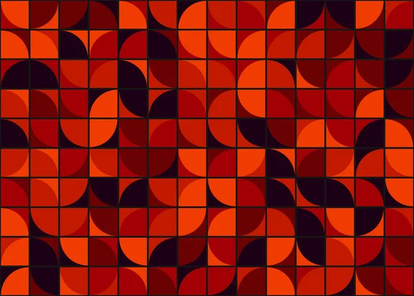 Abstraktes Geometrisches Muster Illustration Der Computerkunst — Stockvektor