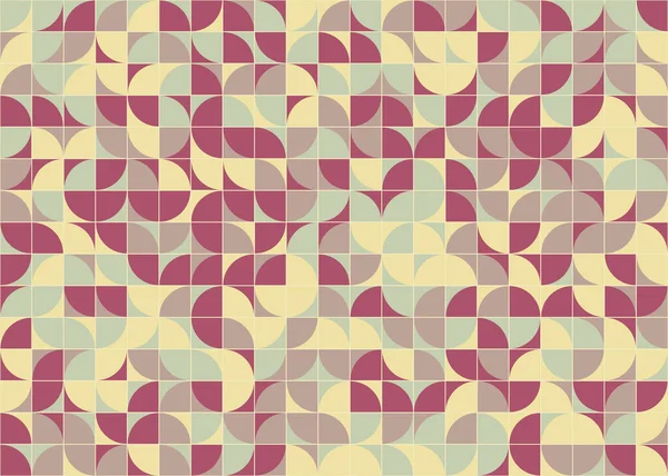 带正方形的几何彩色图案 — 图库矢量图片
