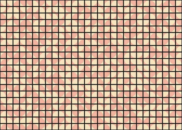 Abstract Geometrisch Kleurrijk Patroon Met Vierkanten — Stockvector