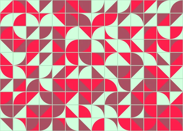 사각형 기하학적 색깔의 무늬를 추상화하라 — 스톡 벡터