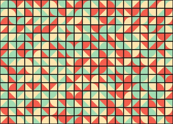 기하학적 패턴의 추상적 일러스트 — 스톡 벡터