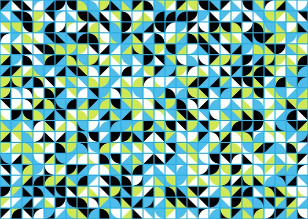 Soyut Geometrik Desen üretken hesaplama sanatı çizimi