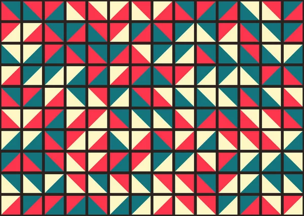 Soyut Geometrik Desen, üretken hesaplama sanatı, vektör illüstrasyonu 