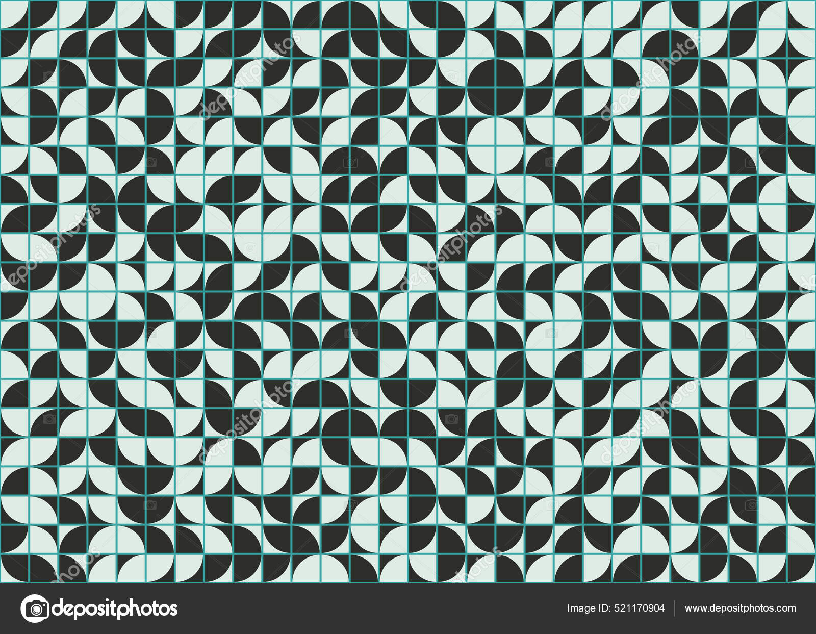 📐 Mid-century Modern：抽象几何图案马克笔设计灵感- AI绘画- 可我AI, image size:1600x1243