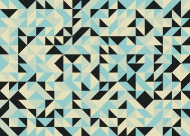 Soyut Geometrik Desen, hesaplama sanatı çizimi