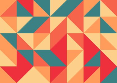 Soyut Geometrik Desen üretken hesaplama sanatı çizimi