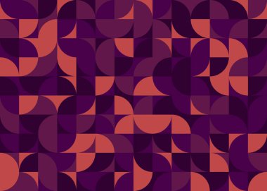 Soyut Geometrik Desen, üretken hesaplama sanatı, vektör illüstrasyonu 