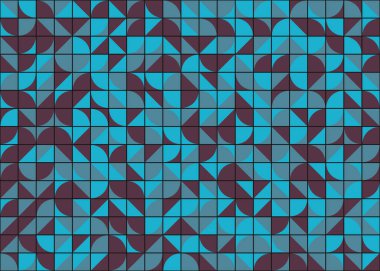 Soyut Geometrik Desen üretken hesaplama sanatı çizimi