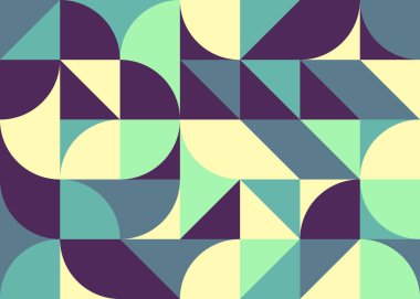 Soyut Geometrik Desen üretken hesaplama sanatı çizimi