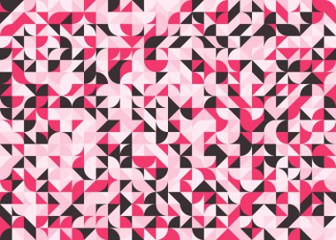 Soyut Geometrik Desen üretken hesaplama sanatı çizimi