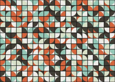 Soyut Geometrik Desen, hesaplama sanatı çizimi