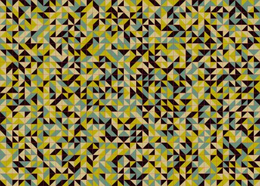 Soyut Geometrik Desen üretken hesaplama sanatı çizimi