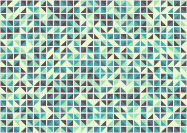 Soyut Geometrik Desen, üretken hesaplama sanatı, vektör illüstrasyonu 