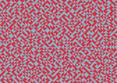 Soyut Geometrik Desen, hesaplama sanatı çizimi