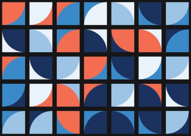 Soyut Geometrik Desen üretken hesaplama sanatı çizimi