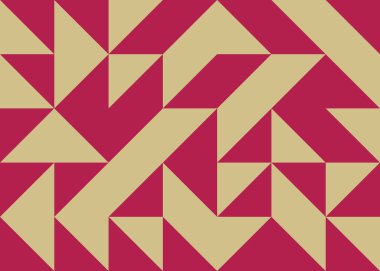 Soyut Geometrik Desen, üretken hesaplama sanatı, vektör illüstrasyonu 