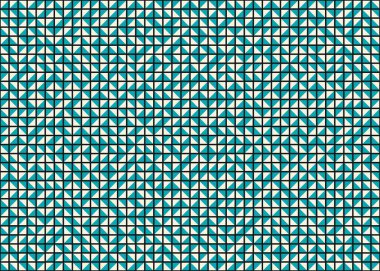 Soyut Geometrik Desen, üretken hesaplama sanatı, vektör illüstrasyonu  