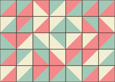 Soyut Geometrik Desen üretken hesaplama sanatı çizimi
