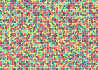 Soyut Geometrik Desen, hesaplama sanatı çizimi