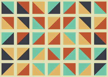 Soyut Geometrik Desen üretken hesaplama sanatı çizimi