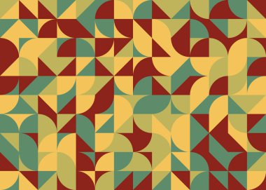 Soyut Geometrik Desen, hesaplama sanatı çizimi