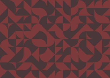 Soyut Geometrik Desen, üretken hesaplama sanatı, vektör illüstrasyonu 