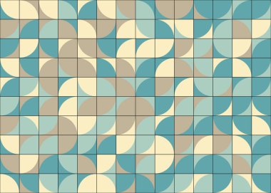 Soyut Geometrik Desen üretken hesaplama sanatı çizimi