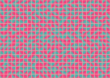 Soyut Geometrik Desen, üretken hesaplama sanatı, vektör illüstrasyonu 