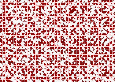 Soyut Geometrik Desen, üretken hesaplama sanatı, vektör illüstrasyonu 