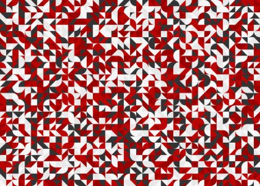 Soyut Geometrik Desen, hesaplama sanatı çizimi