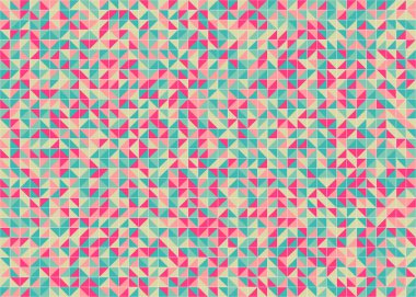 Soyut Geometrik Desen, hesaplama sanatı çizimi